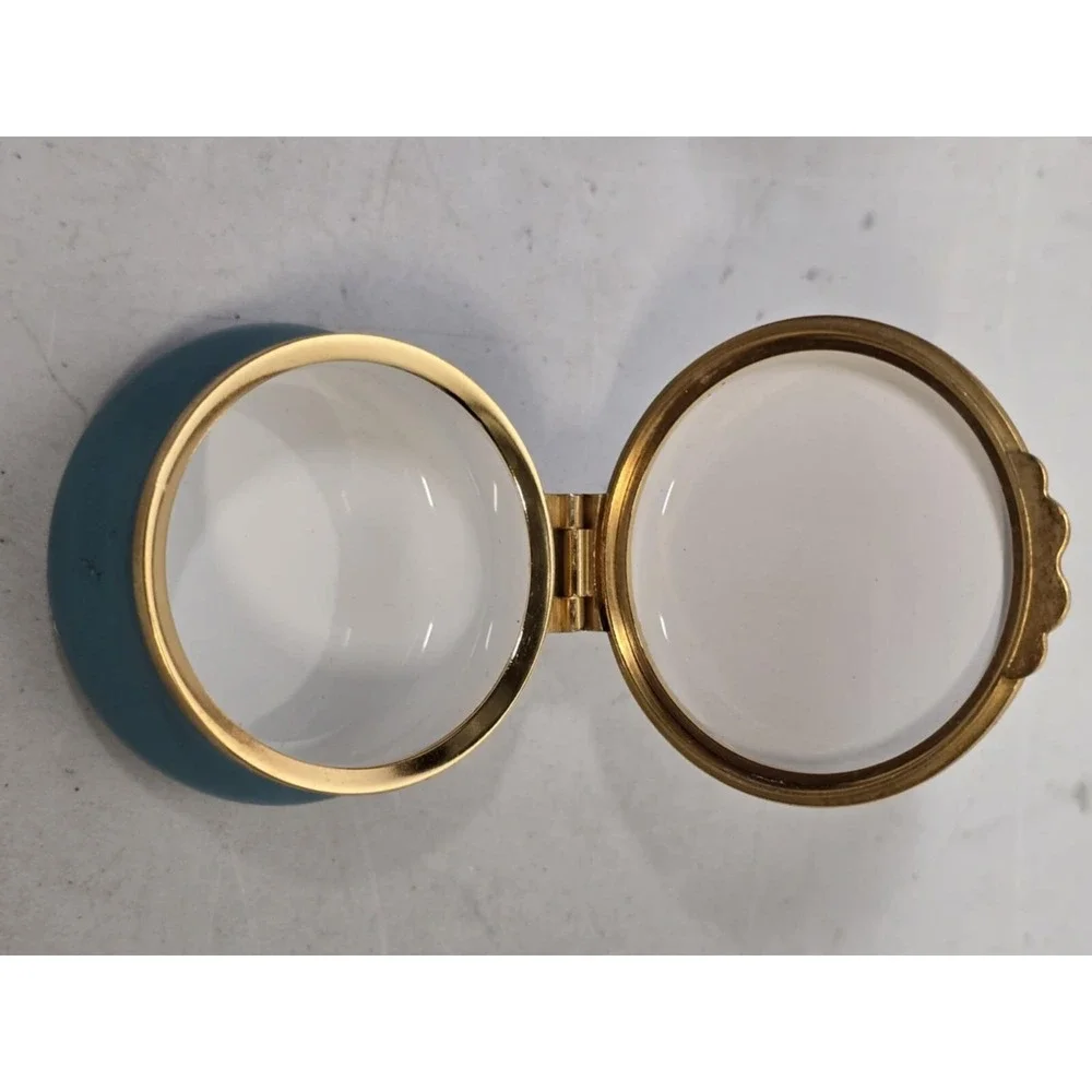 Kingsley Enamels 'Happy Birthday' Porcelain Floral Trinket Box - Picture 4 of 5